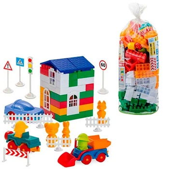Конструктор Colorplast Лидер №4 150 деталей 1-053