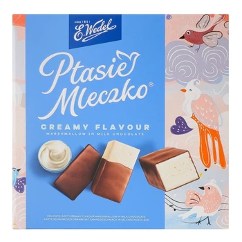 Конфеты Wedel Птичье молоко с кремовой начинкой 340 г. (5901588400662)