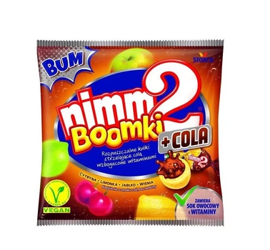 Цукерки фруктові Nimm2 з начинкою зі смаком коли 90 г . (4014400923995)