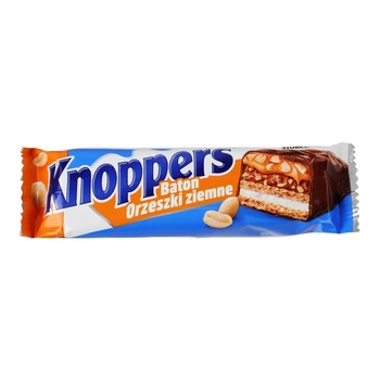 Батончик Knoppers вафельний з арахісом 40 г. (40144467)