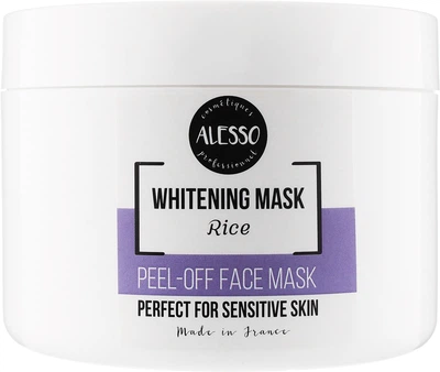 Маска для обличчя альгінатна, що відбілює з рисом Alesso Professionnel Alginate Luminous Rice Mask 200g (704098-860001-2)