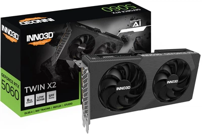 Видеокарта Inno3D GeForce RTX 5060 TWIN X2 8G (N50602-08D7-195071N)