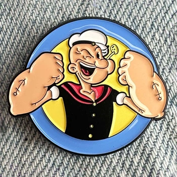 Значок пін Popeye the Sailor (Logo)