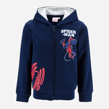 Детская толстовка с капюшоном для мальчика Disney Spiderman HY10102.NAVY 98 см Нави (3609088179836)