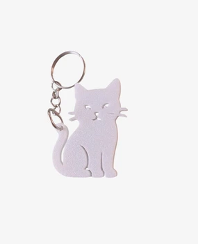 Брелок на ключи Кот белый тип 2