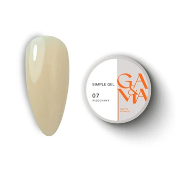 Гель моделирующий GA&MA Simple Gel №07 Pisochnyy 15 мл
