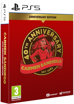 Гра PS5 Carmen Sandiego 40th Anniversary Edition (Blu-ray диск) (5016488142519)