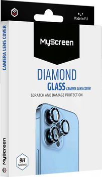 Захисне скло MyScreen DIAMOND GLASS CAMERA LENS COVER для Apple iPhone 11 Pro/11 Pro Max Black (MD4360 DGCLC BLACK)