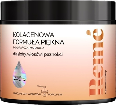 Suplement diety Reme Kolagenowa Formuła Piękna w proszku o smaku Pomarańcza - Marakuja 150 g (5903031286526)