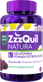 Suplement diety Vicks ZzzQuil Natura 60 żelek (8001841896489)