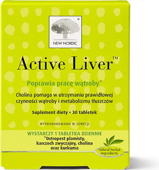 Suplement diety New Nordic Active Liver 30 tabletek (5021807004195)