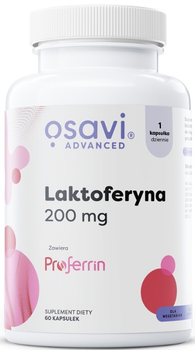Suplement diety Osavi Laktoferyna 200 mg 60 kapsułek (5904139924143)