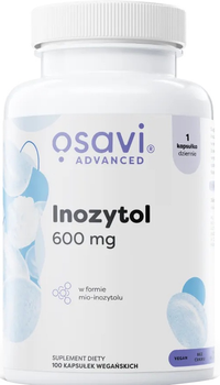Suplement diety Osavi Inozytol 600 mg 100 kapsułek (5904139923382)