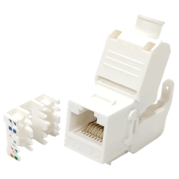 Модуль соединительный без инструмента L&W KeyStone RJ45 UTP Slim