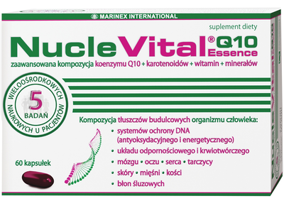 Suplement diety NucleVital Q10 Essence 60 kapsułek (5903839934186)