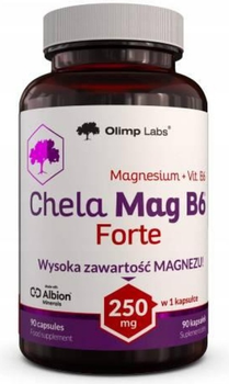 Дієтична добавка Olimp Chela Mag B6 Forte 250 мг 90 капсул (5901330096068)