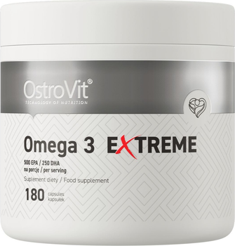 Дієтична добавка OstroVit Omega 3 Extreme 180 капсул (5903933913773)