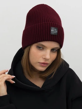 Шапка жіноча Malisa Париж 15-1740-PS-23 One Size Бордова