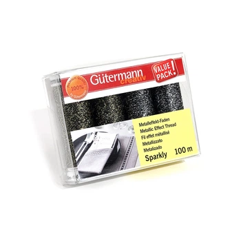 Набір Sparkly металізованих ниток Metallic Effect Gutermann 734366