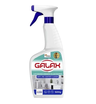 Засіб Galax das Power Clean для миття ванної кімнати та сантехніки 500 мл. (4823128001522)