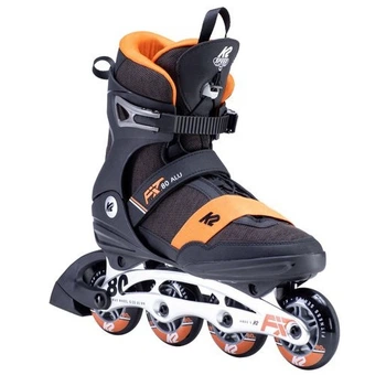 Роликові коньки для дорослих K2 F.I.T. 80 ALU Black Orange 42 (30E0260.1.1)