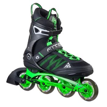 Роликові ковзани для дорослих K2 FIT PRO 84 black/green 44 (30A0005)