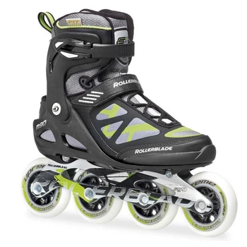 Роликові коньки для дорослих Rollerblade Macroblade 90 black/green 43 (07355400 T83)