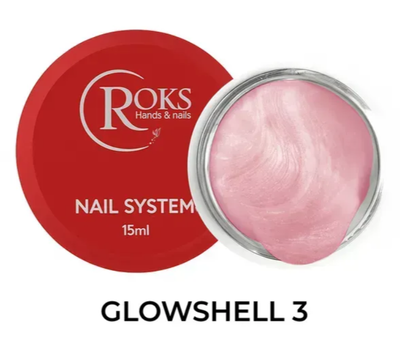 Гель для нарощування №03 ROKS Glowshell 15 мл