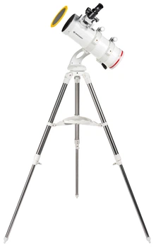 Телескоп Bresser Nano NT-114/500 AZ з сонячним фільтром і адаптером для смартфона