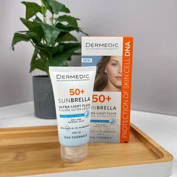 Солнцезащитный флюид DERMEDIC SUNBRELLA SPF 50+ 40 мл — для сухой и нормальной кожи