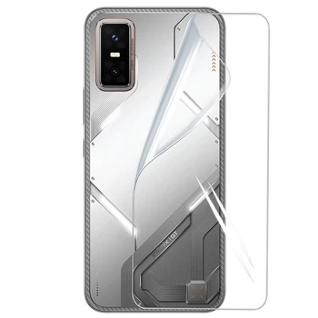 Противоударная гидрогелевая пленка Hydrogel Film для Infinix GT 30 Pro на заднюю панель, Transparent