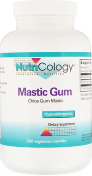 Смола мастикового дерева Nutricology Mastic Gum 240 капсул в упаковке (ARE-575379)