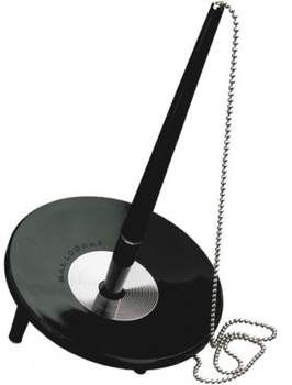 Długopis na łancuszku Ballograf Epoca Bank Desk Set Czarny (7314850128238)