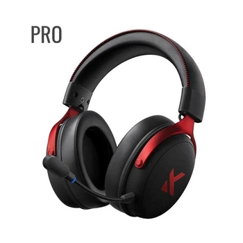 Бездротові ігрові навушники Mchose V9 Pro з мікрофоном, віртуальний звук 7.1, RGB-підсвітка, 30 годин роботи, Bluetooth 5.2, для PS5, PC, Xbox Чорно-червоні