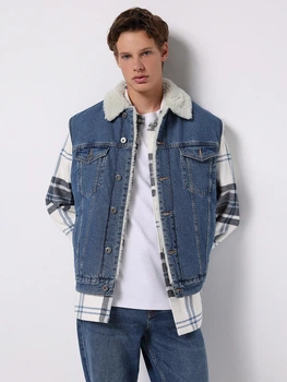 Теплый жилет мужской Colin's CL1077185DN44640 XL Reve Wash (8684112969732)