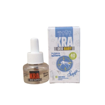 Жидкость KRA DEO BABY от комаров 40 ночей