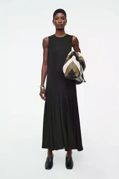 Сукня жіноча cos asymmetric twist-panel midi dress 1243410002 34 Чорна