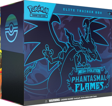 Доповнення Pokémon TCG: Mega Evolution - Phantasmal Flames - Elite Trainer Box (196214124813)