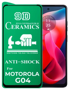 Захисна плівка Ceramics Motorola Moto G04 (керамічна 9D) (41461)