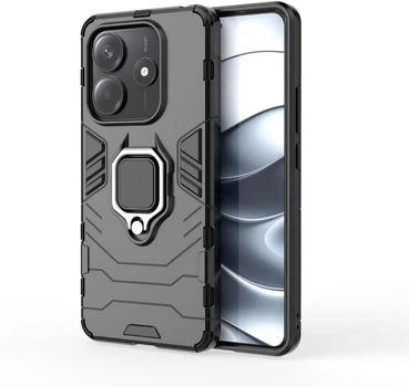 Протиударний чохол Poco M7 Pro 5G (підставка кільце) Black (43178-2B)