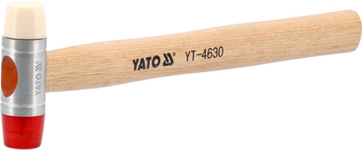Молоток бляхарський Yato YT-4630 PU/нейлон Ø= 22 мм з гікоров. ручкою (5906083946301)