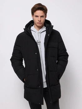 Куртка зимова довга чоловіча Colin's CL1076393BLK L Black (8684112830193)