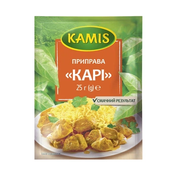 Приправа Карі 25г Kamis(5900084018142)