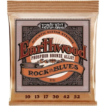 Струны Ernie Ball 2151 Earthwood Phosphor Bronze 10-52 Rock and Blues