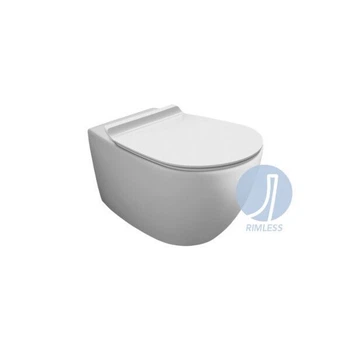 Унітаз підвісний Vignoni Rimless VI18 з кришкою soft-close White matt VI18-F85-VI004WM SIMAS 29168