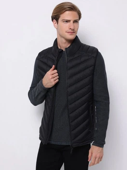 Теплий жилет чоловічий Colin's CL1071238BLK 2XL Black (8684112322193)