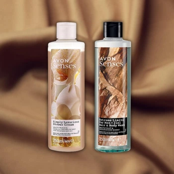 Набір по догляду за тілом Avon Senses "Чуттєвість"