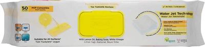 Вологі серветки DeepFresh MOP Lemon для прибирання підлоги 50 шт (8681554633498)