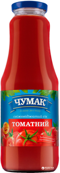 Упаковка соку Чумак Томатний 1 л x 6 банок (4820156762487)