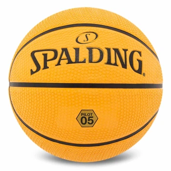 Мяч баскетбольный резиновый Spalding Pilot 85011Y размер 7 для зала и улицы (Indoor/Outdoor) Yellow